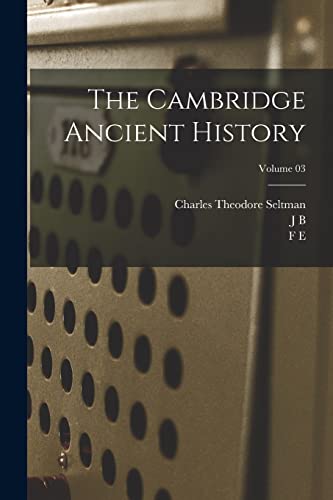 The Cambridge Ancient History; Volume 03
