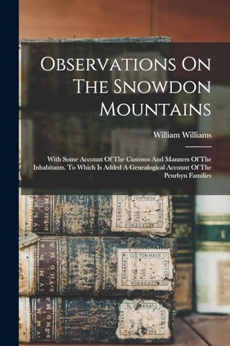 Observations On The Snowdon Mountains