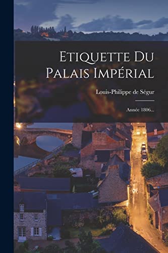 Etiquette Du Palais Imperial