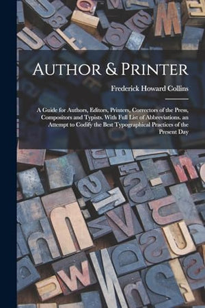 Author & Printer