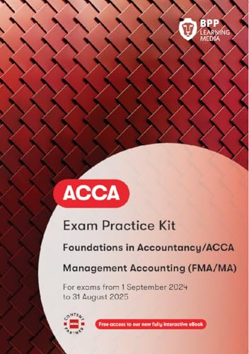 FIA Foundations in Management Accounting FMA