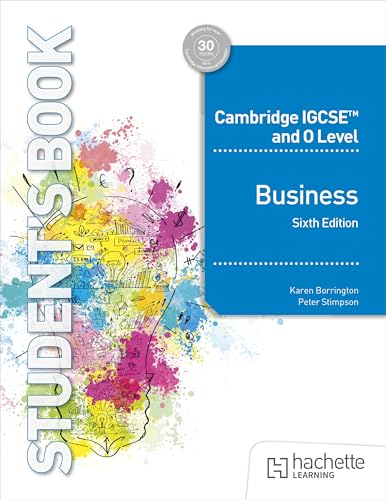 Cambridge IGCSE and O Level Business Sixth Edition