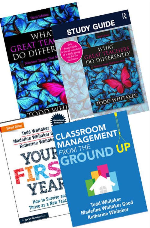 Todd Whitaker Great Teachers 4 Book Bundle