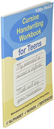 Cursive Handwriting Workbook for Teens