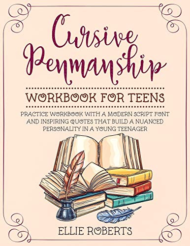 Cursive Penmanship Workbook for Teens