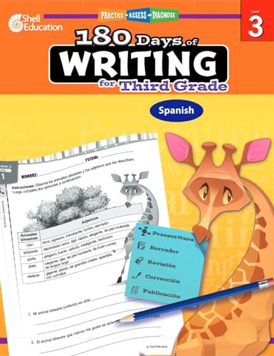 180 Days of Writing for Third Grade (Spanish)