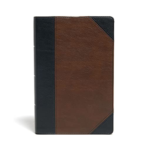 KJV Large Print Personal Size Reference Bible, Brown/Black