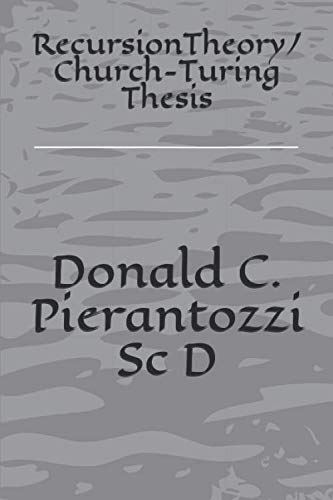 RecursionTheory/ Church-Turing Thesis