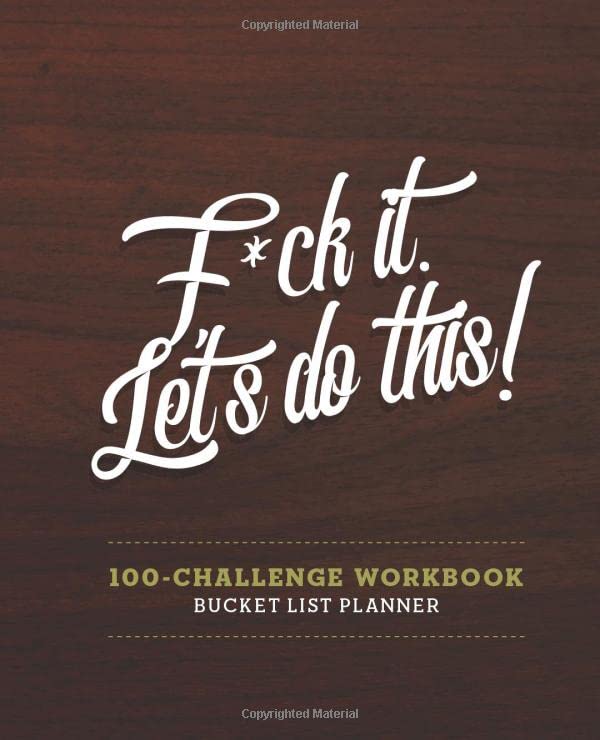 Bucket List For Couples  FCk It Lets Do This  Bucket List  Challenge Challenge Bucket List  Planner