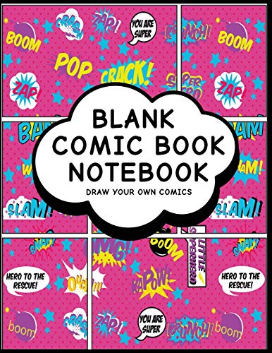 Blank Comic Book Notebook
