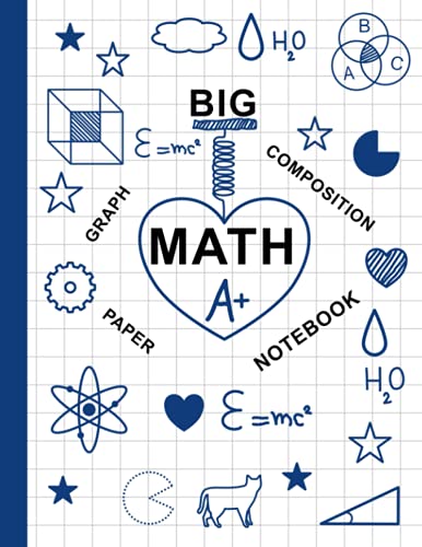 Big Math Notebook Graph Paper Composition