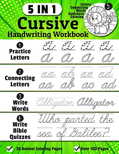 Cursive Handwriting Workbook
