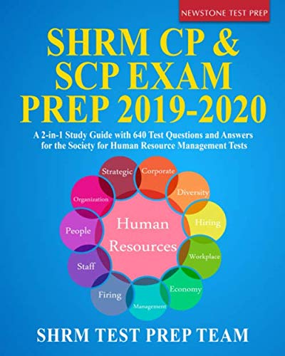 SHRM CP  SCP Exam Prep  A in Study Guide with  Test Questions and Answers for the Society for Human Resource Management Tests