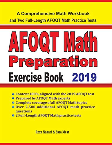 AFOQT Math Preparation Exercise Book