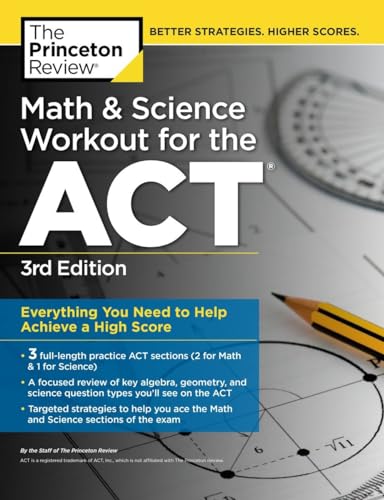Math And Science Workout For The Act, 3rd Edition