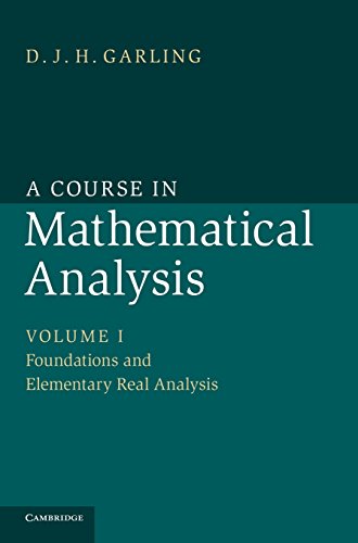 A Course in Mathematical Analysis