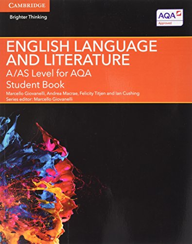 A/As Level English Language and Literature for Aqa Student Book with Cambridge Elevate Enhanced Edition (2 Years)