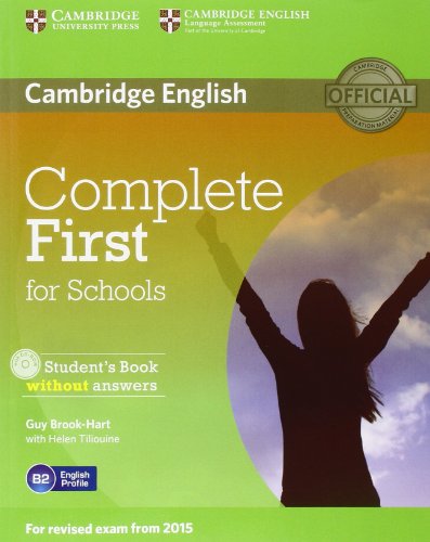 Complete First for Schools Student's Book without Answers with CD-ROM
