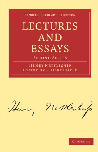 Lectures and Essays
