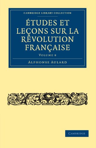 Etudes et lecons sur la Revolution Francaise