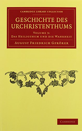 Geschichte des Urchristenthums 3 Volume Set
