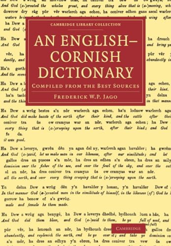 An EnglishCornish Dictionary