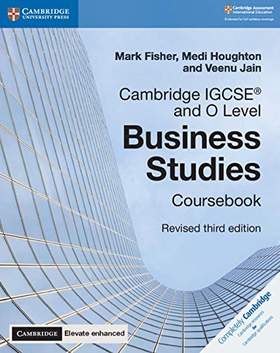 Cambridge IGCSE and O Level Business Studies Revised Coursebook with Digital Access (2 Years) 3e