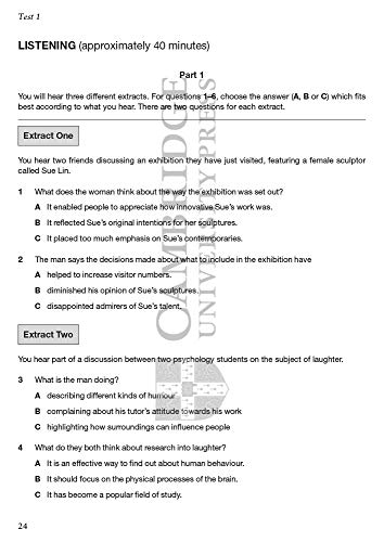 Cambridge English Advanced 3 Student's Book with Answers with Audio