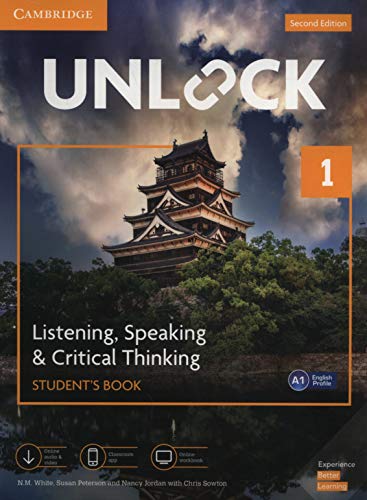 Unlock Level 1 Listening, Speaking & Critical Thinking Student’s Book, Mob App and Online Workbook w/ Downloadable Audio and Video