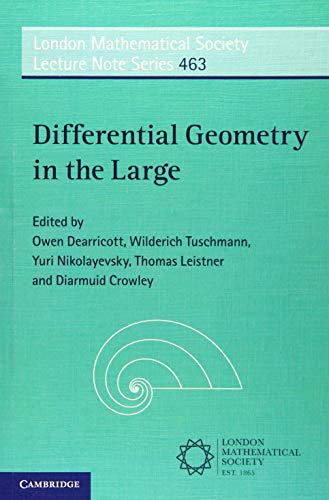 Differential Geometry in the Large