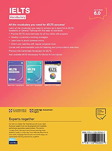 IELTS Vocabulary Up to Band 6.0 With Downloadable Audio