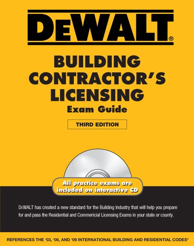 Dewalt Building Contractor's Licensing Exam Guide