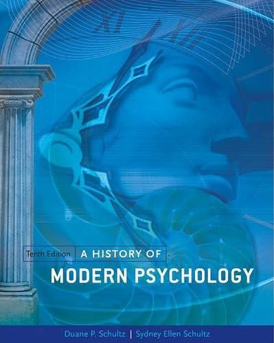 A History of Modern Psychology