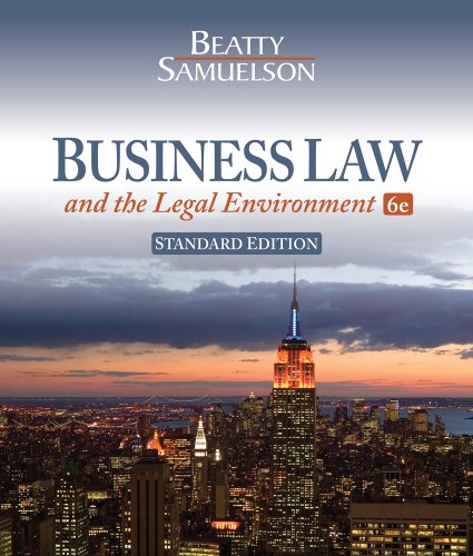 Business Law and the Legal Environment