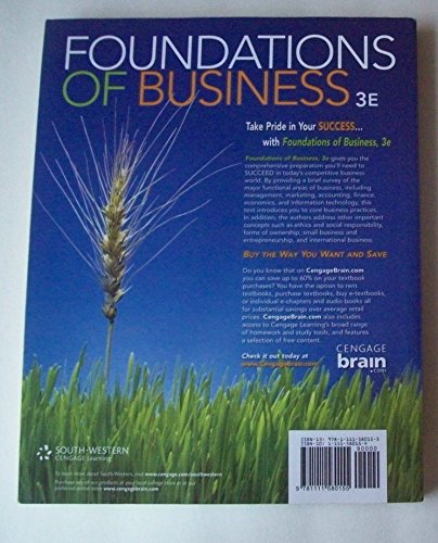 Foundations of Business