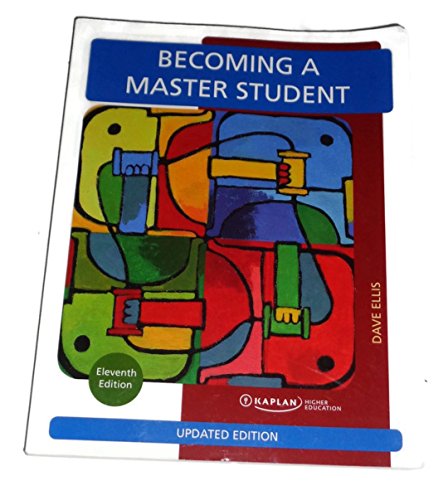 Title: Becoming a Master Student Updated 11th Edition Kap