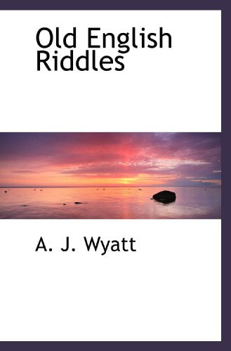 Old English Riddles