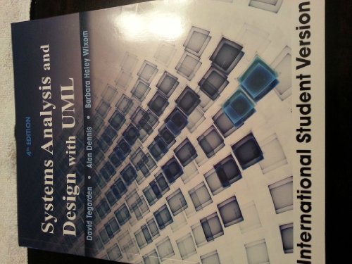 Systems Analysis and Design with UML