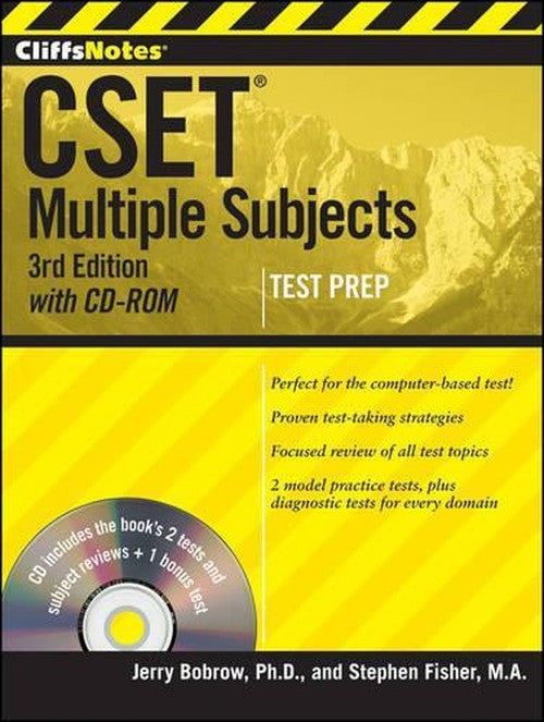 CliffsNotes CSET: Multiple Subjects with CD-ROM: 3rd Edition