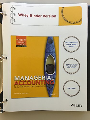 Managerial Accounting