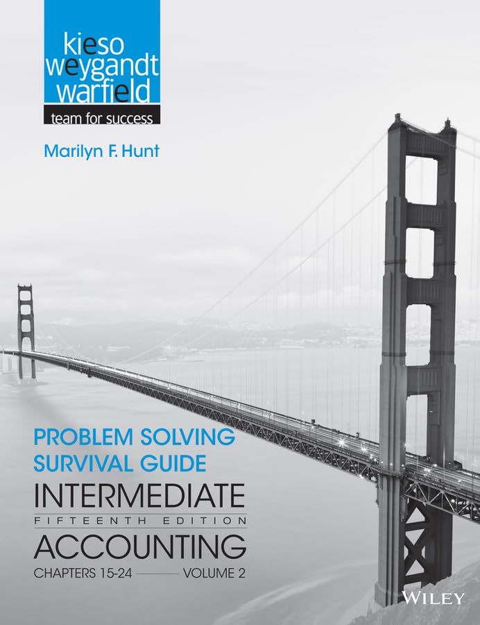 Problem Solving Survival Guide to accompany Intermediate Accounting, Volume 2