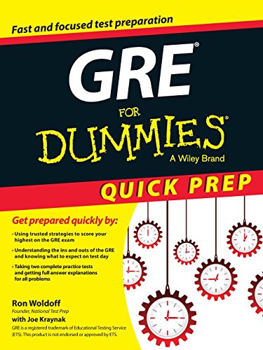 GRE For Dummies Quick Prep