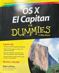 OS X El Capitan For Dummies 