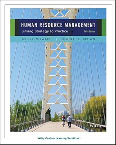 Human Resource Management, Linking Strategy to Practice, 3rd Edition