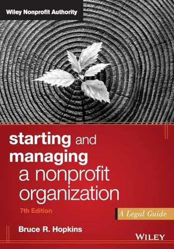 Starting and Managing a Nonprofit Organization