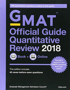 GMAT Official Guide 2018 Quantitative Review: Book + Online