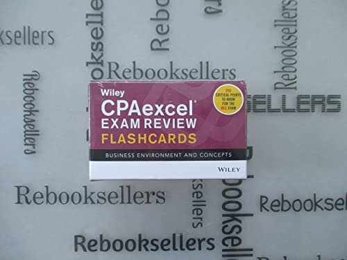 Wiley Cpaexcel Exam Review 2018 Flashcards