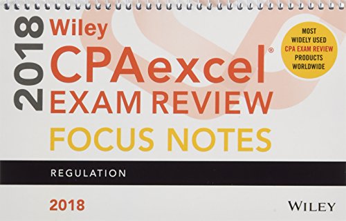 Wiley CPAexcel Exam Review 2018 Focus Notes