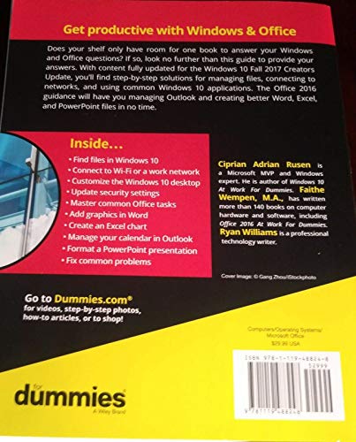 Windows 10 & Office 2016 for Dummies (B&n Exclusive)