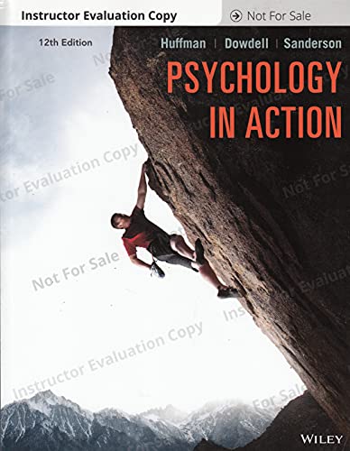 Psychology in Action  th Edition  Instructor Evaluation Copy